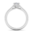 thumbnail image 2 of Meryn Jewelry 1.57 Ct Oval Cut Moissanite Engagement Ring - 14K White Gold Plated Ring - Women's Wedding Ring - Wedding Gifts Clearance - Birthday Gift for Women's - Last Minute Wedding Gifts, 2 of 7