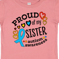 thumbnail image 4 of Inktastic Proud of My Sister Autism Awareness Boys or Girls Baby T-Shirt, 4 of 5