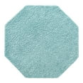 thumbnail image 5 of Unique Loom Everyday Shag Collection Area Rug - Solid (6' Octagon Turquoise), 5 of 5
