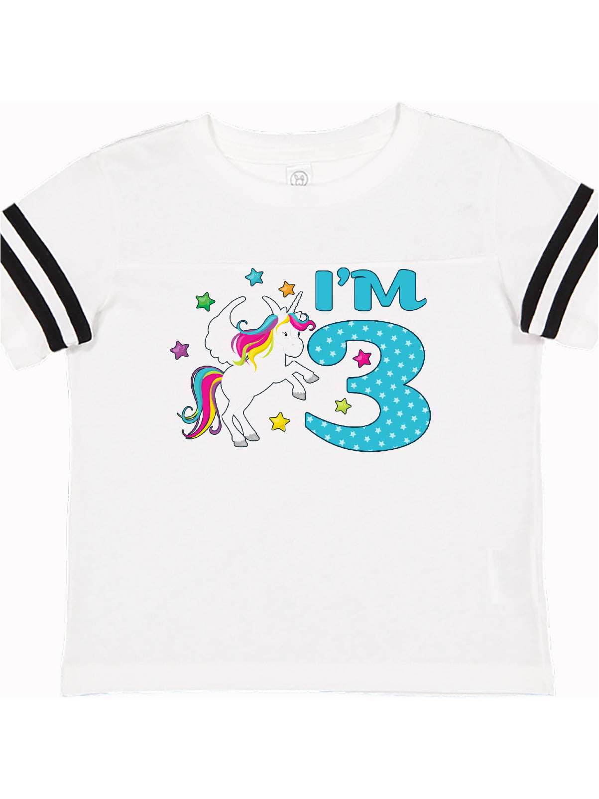 INKtastic - I'm Three - unicorn, 3rd birthday Toddler T-Shirt - Walmart