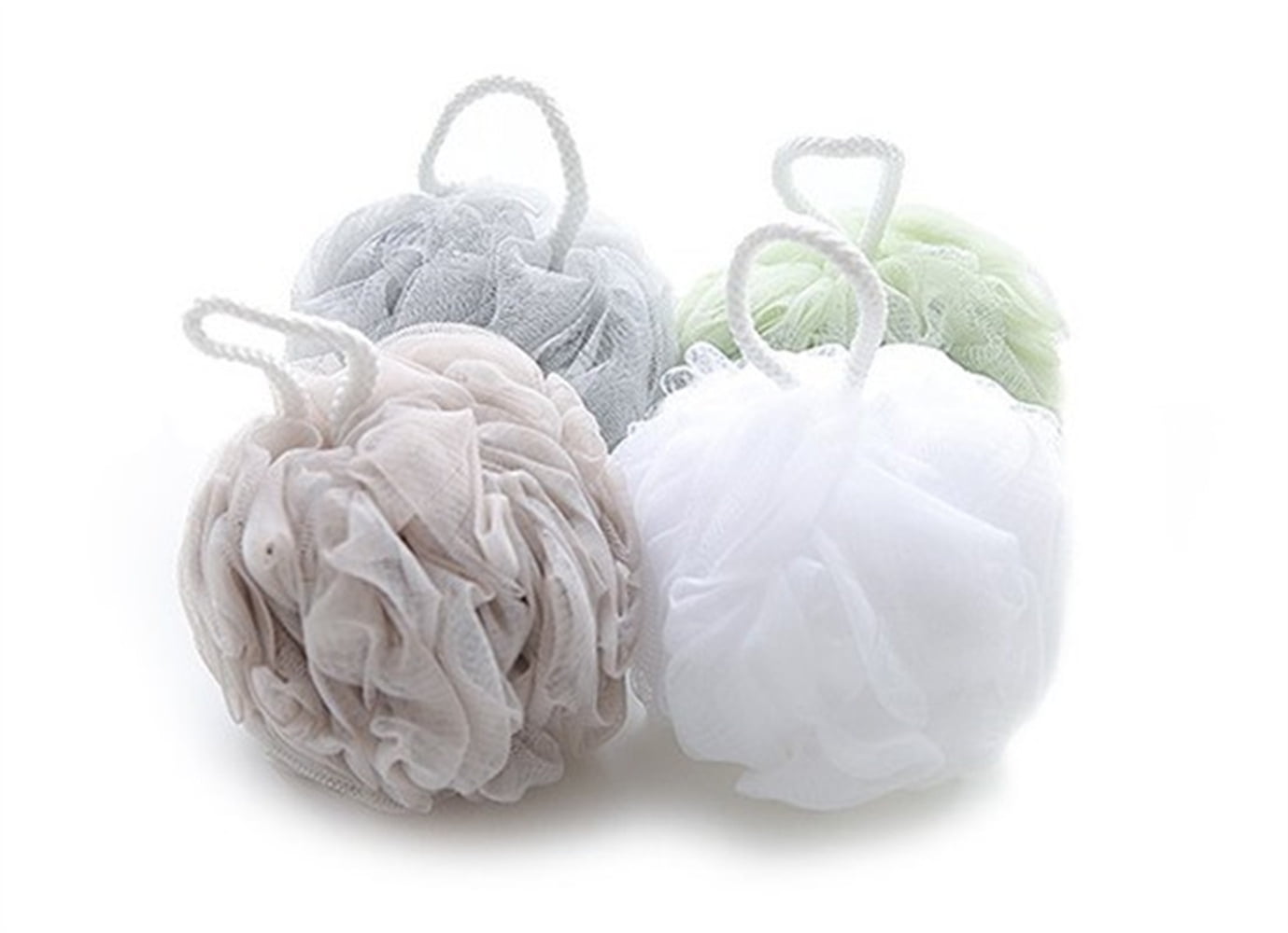 Happon Loofah Bath Sponge 60g Set of 8 Soft Exfoliating Shower Lufa