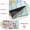 thumbnail image 6 of Area Rugs for Living Room Bedroom, Happy Easter 4'x6' Rug Washable Carpet Runner Indoor Outdoor, Spring Colorful Eggs Butterfly Teal Wood Grain Non Slip Accent Floor Mats Rug for Kitchen, Office, 6 of 8