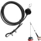 thumbnail image 3 of Soidarity Cable de gimnasio ajustable Cable de gimnasio Cuerda de alambre con hebillas Cable de ejercicio portátil Cuerda de acero resistente Cable de Gimnasios en casa Negro 2M Soidarity OD010758-02, 3 of 6