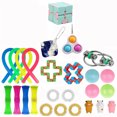 thumbnail image 1 of Honganda Sensory Fidget Toys Set, 33Pcs Stretchy String Stress Relief Toys Kit, 1 of 5