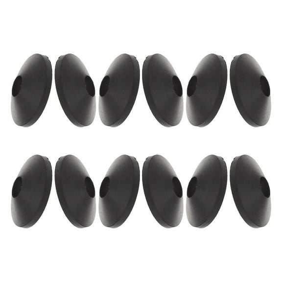 OATIPHO Toilet Tank Gasket, Versatile Application, Tight Seal, Black Rubber, 12Pcs