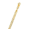 thumbnail image 3 of JewelStop 14K Yellow Gold Polished Finish 3.2mm Comfort Curb Chain with Lobster Lock - 16", 3 of 5