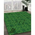 thumbnail image 3 of Ahgly Company Machine Washable Indoor Rectangle Transitional Deep Emerald Green Area Rugs, 3' x 5', 3 of 7