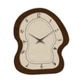 thumbnail image 5 of Esquirla Wall Clock Easy to Read Creative Silent Nonticking Wooden for Apartment Bedroom Decorating Classroom Hotel, 5 of 8
