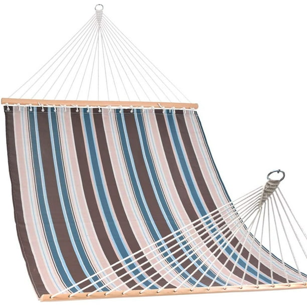 Lazy Daze Hammocks 55inch QuickDry Hammock Two Person with Hardwood Spreader Bar, 450 lbs