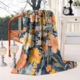 thumbnail image 3 of Pioneer Flower Blanket,Comfortable Soft Flannel Throw Blanket,All Season,Warm Lightweight Blankets for Sofa Bed Couch Living Room Chair,50"x60"(130x150cm), 3 of 4