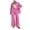 Hot Pink, variant on YDFCWXW 2 Piece Outfits for Women Casual Lounge Sets Long Sleeve Button Down Shirts and Wide Leg Pants Sets Tracksuit Green, XXL