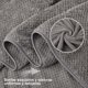 thumbnail image 2 of Toallas de Baño, 4pcs Toallas Microfibra Suaves y Ultra Absorbentes, Toalla para Baño Secado Rápido, Adecuado para Baños, Hoteles, Gimnasios y Spas (Gris), 2 of 4