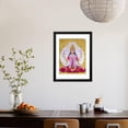 thumbnail image 3 of Picture of Lakshmi, Goddess of Wealth and Consort of Lord Vishnu, Sitting Holding Lotus Flowers, Ha Framed Print Wall Art by Godong Sold by Art.Com, 3 of 5