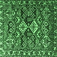 thumbnail image 1 of Ahgly Company Indoor Square Persian Emerald Green Traditional Area Rugs, 4' Square, 1 of 4