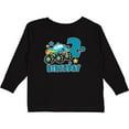 thumbnail image 3 of Inktastic 2nd Birthday Monster Truck Boys Long Sleeve Toddler T-Shirt, 3 of 5