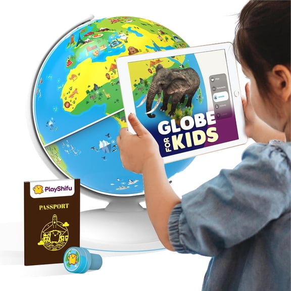 PlayShifu Orboot Earth Explorer AR Globe for Kids – Interactive Learning Toy | 400 Plus Wonders, 1000 Plus Facts | Constellation Mode and Games | STEM Toy | Ages 4 