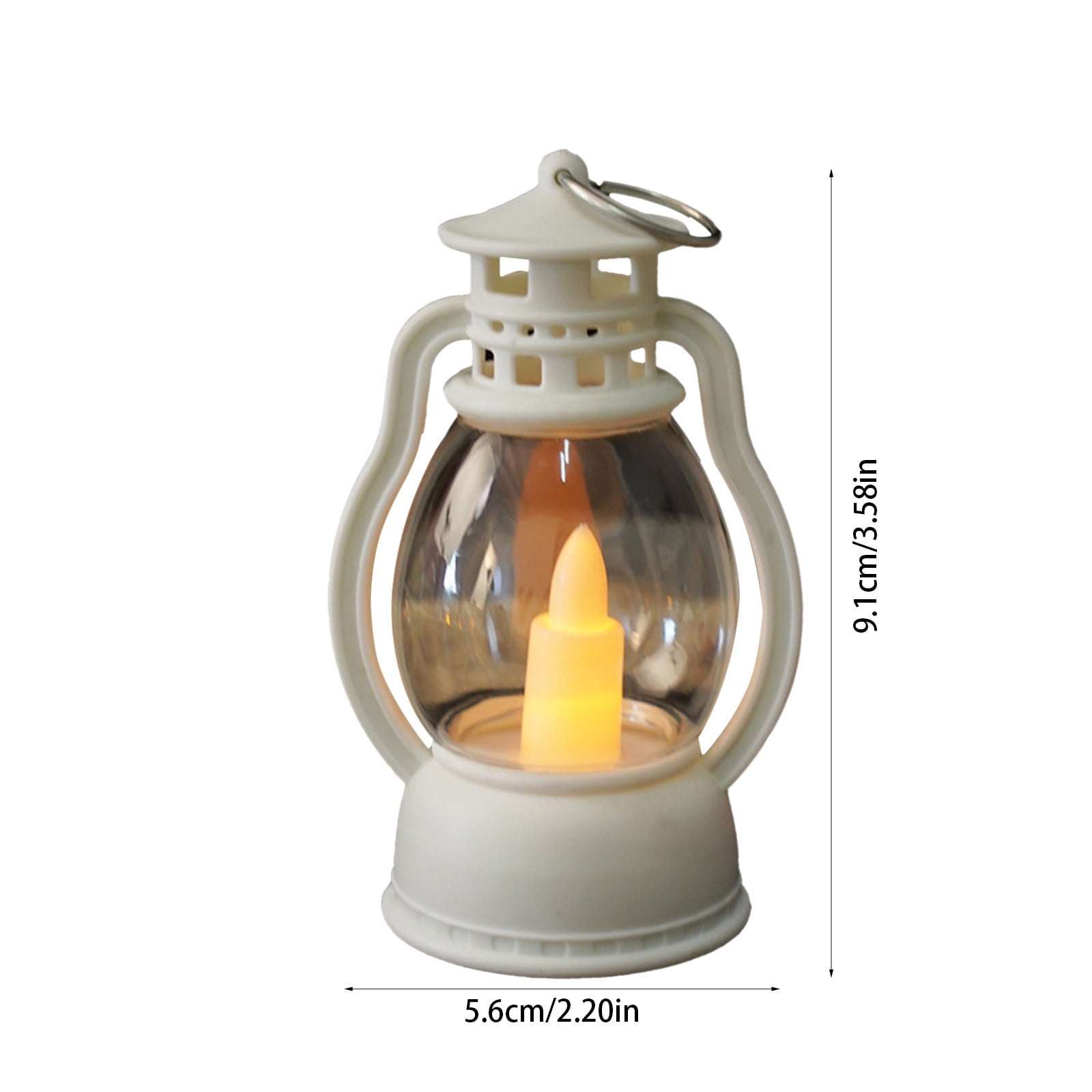 Nilvkv Christmas Lights, 2PC Christmas Lamp Electronic Candle Ambient Light Oil Lamp Candle Night Light(3.58x2.2x2.2in), Christmas Decorations