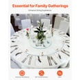 thumbnail image 2 of VEVOR Glass Lazy Susan Turntable Dining Table Centerpiece 40 in Rotating Tray, 2 of 9