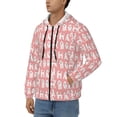 thumbnail image 3 of Kdxio Cute Poodle Dog Print Men Hoodies Casual Hoodies for Men with Zip Pockets Full Zip Long Sleeve Sweatshirt Sports Hooded Jacket-Small, 3 of 5