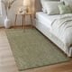 thumbnail image 2 of Alfombra LEEVAN 61x89 cm Lavable Verde Reversible de Algodón, 2 of 5