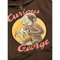 thumbnail image 2 of Curious George Toddler Boys' Character Hoodie - Sizes 2T-4T, 2 of 4