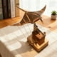 thumbnail image 5 of Adorno de Raya de Madera, Escultura de Pez en Movimiento, Decoración Mecánica con Movimiento de Nado, Arte en Madera Artesanal para Mesa, Escritorio, Decoración del Hogar, 5 of 9