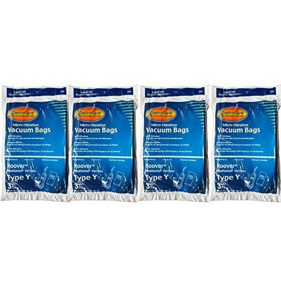12 Compatible with Hoover Type Y Tempo Microfiltration Anti-Allergen Upright Vacuum Cleaner Bags