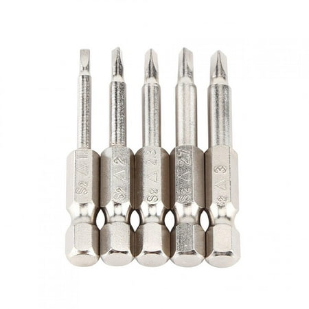 

Head Screwdriver Bit Screwdriver Bit 1/4 Hex Shank 5pcs For Fan Heaters For Camping Stoves