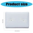 thumbnail image 5 of ROZYARD Trendy Small Cash Pocket for Women Card Holder with Elegant Bows Decoration, 5 of 21