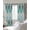 Green, variant on Turquoise Boho Flowers Blackout Curtains for Bedroom/Living Room, Thermal Insulated Kitchen Curtains, Modern Luxurious Geometric Floral Grommet Darkening Window Treatment Drapes 52"x63"x2