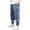 Blue, variant on Boys' Jogger Denim Pants Elastic Waist Pull-On Relaxed Baggy Fit Cuffed Ankle Side Pocket Casual School Gym Outdoor Everyday Wear