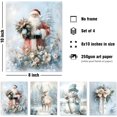 thumbnail image 2 of Hieng Vintage Christmas Wall Decor,Trendy Christmas Retro Posters for Room, Santa Snowman Deer Nutcracker Xmas Wall Art Prints for Living Room Kitchen Bedroom Office Set of 4 Unframed, 2 of 6