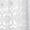 White, variant on CHF Boho Lace Sheer Single Poletop Panel, White, 60" x 84"