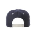 thumbnail image 3 of Classic Snapback Hat Custom A to Z Initial Letters, Navy Grey Cap White Black Letter Initial S, 3 of 3