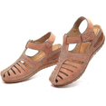thumbnail image 1 of Sandales Orthopédiques Compensées pour Femmes Été Confortables Bout Fermé Cheville Chaussures Starp, 1 of 1