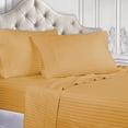 thumbnail image 2 of Superior 3-Piece 300-Thread Count Modern Gold Egyptian Cotton Sheet Set, Twin XL - Deep Pocket, 2 of 7