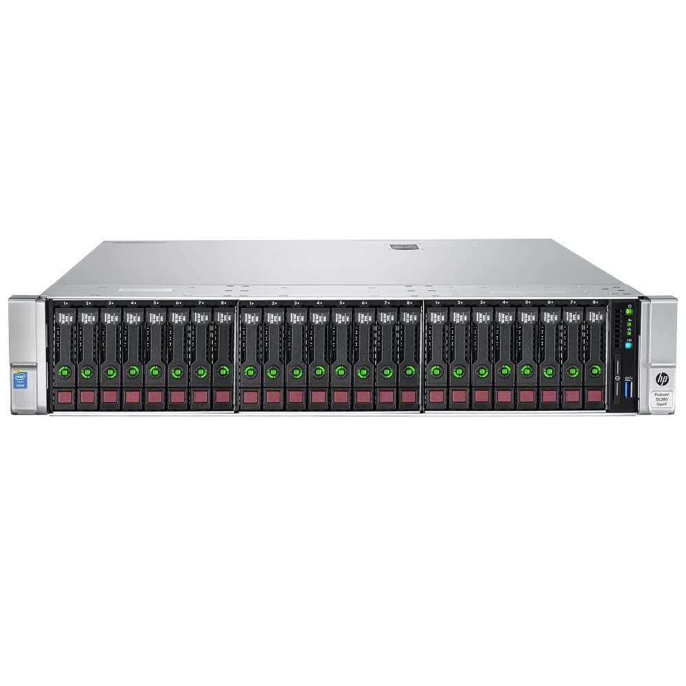 128GB RAM 2X E5-2670 V3 2.3GHz = 24 Cores P440 4X 3TB SAS Renewed HP Proliant DL360 G9 Server