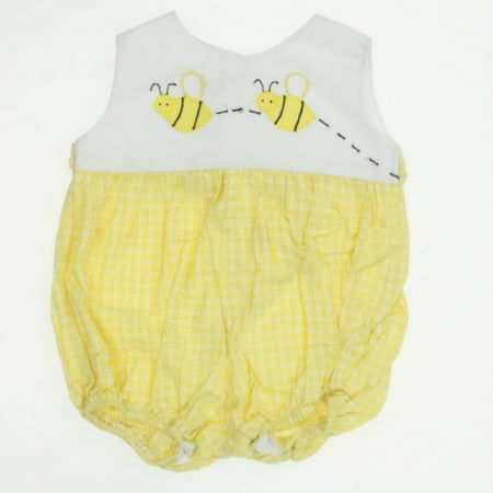 

Pre-owned Funtasia! Girls Yellow Romper size: 12 Months