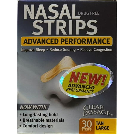 Aso Clear Passage Nasal Strips, 30 ea