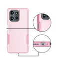 thumbnail image 3 of Hisdou Cover For Motorola Moto G Power 5G 2025,[2-in-1] Dual Layer Cover Shockproof Phone Case Ultra Slim Anti-Scrath Hard Non Slip Hybrid Bumper For Moto G 5G Power 2025 6.8"|XT2515-1|Pink, 3 of 5