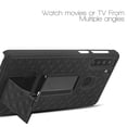 thumbnail image 2 of for Samsung Galaxy A21 Phone Case Dual Layer Full-Body Rugged Clear Back Case Drop Resistant Shockproof Case with Built In Screen Protector (Black), 2 of 6