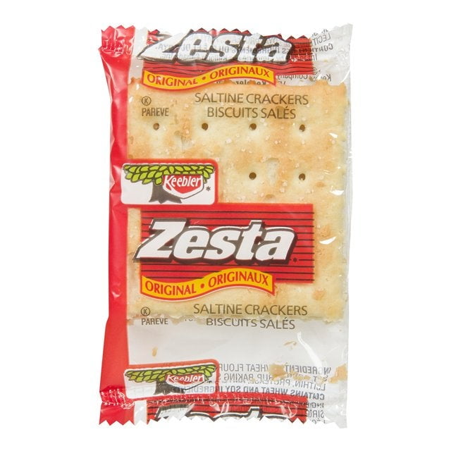 Keebler Zesta Salted Saltine Soda Crackers, Portion 2UN/Unit, 500