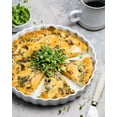 thumbnail image 2 of Soro Essentials- Set of 12 Ceramic 10" Round Quiche Baking Dish White Color- Fluted Quiche Baking Dish Pie Pan Perfect for Baking Tart Pies and Chicken Pot Pie Cheesecake Creme Brulee, 2 of 5