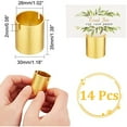 thumbnail image 2 of 14Pcs Place Card Holder Table Aluminum Number Holders Stands Column Picture Photo Holders for Wedding Party Birthday Restaurants Banquets Golden 35x30mm, 2 of 7