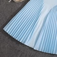 thumbnail image 7 of Gubotare Girls Summer Dress Off Shoulder Fold Pleated Formal Elegant A-Line Party Dresses (Sky Blue,8-9 Years), 7 of 7