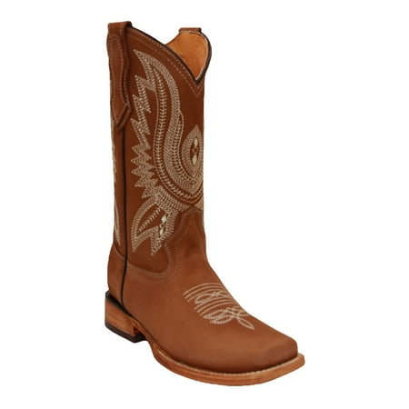 

Women’s Western Embroidered Square Toe Cowgirl Cowboy Boot