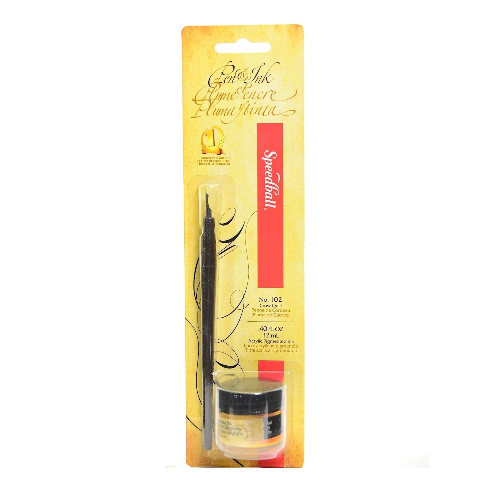 Pen & Ink Sets gold (pack of 4)