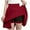 Wine, variant on Tennis Skirt with Shorts for Women Teen Girls High Waist Flared A Line Skater Golf Mini Skirts Plus Size S-4XL