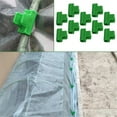 thumbnail image 4 of 20pcs Greenhouse Clamps Clips Row Cover Netting Tunnel Hoop Clips Shed Film Shading Net Rod Clip for Greenhouses Frame Shelters Shelters Nursery Fixing Film Clip, 4 of 7