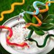 thumbnail image 5 of 24 piezas de serpiente de goma, juguetes de serpiente falsos coloridos, decoraciones para fiesta de Halloween, juguetes de broma, 5 of 5